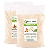 MeaVita Mandelmehl, naturbelassen, blanchiert, (2 x 1000g) gemahlene Mandeln zum Backen,...